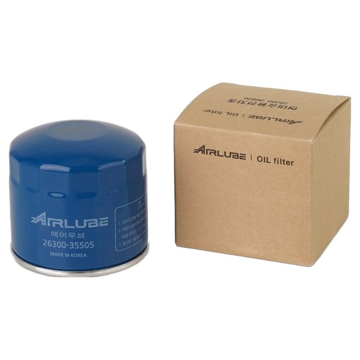 에어루브 현대 기아 승용 전차종 오일필터
