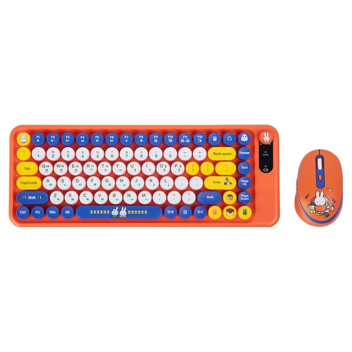 로이체 미피 멀티페어링 블루투스 저소음 무선 키보드 마우스 세트