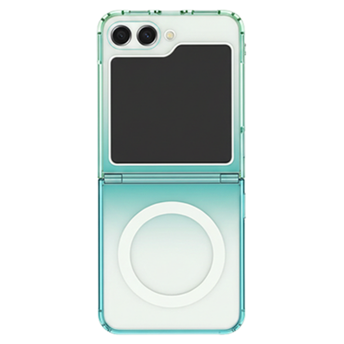 케이스틱 투명 그라데이션 젤하드 맥세이프 휴대폰 케이스