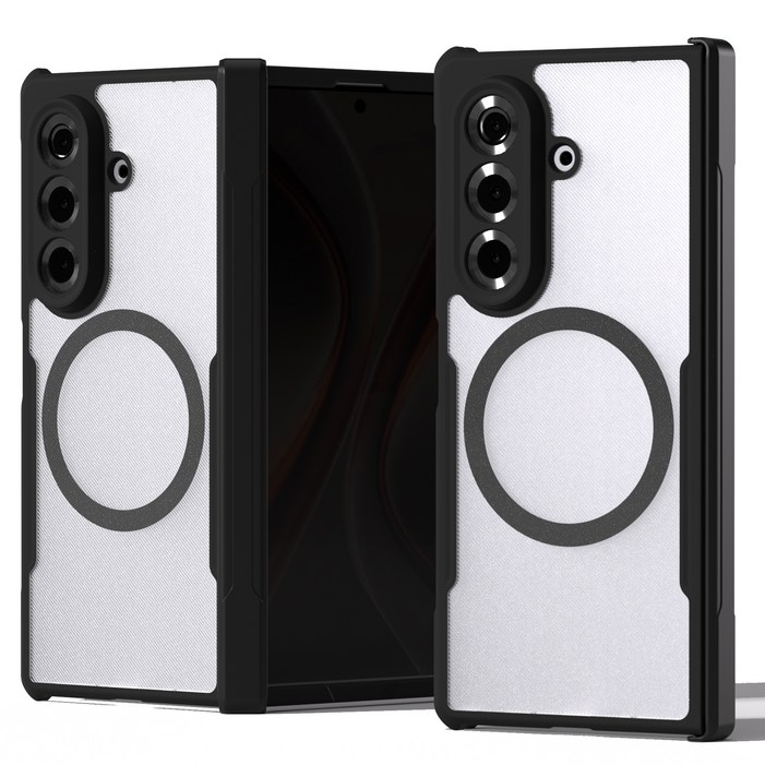 엑씨 파비스 지문방지 매트 풀커버 맥세이프 호환 슬림 범퍼 휴대폰 케이스