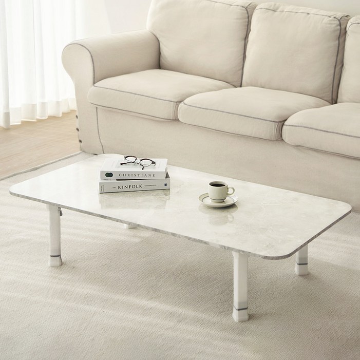 코멧 홈 LPM 특대 1200  600 4단 높이조절 베이직 접이식 테이블