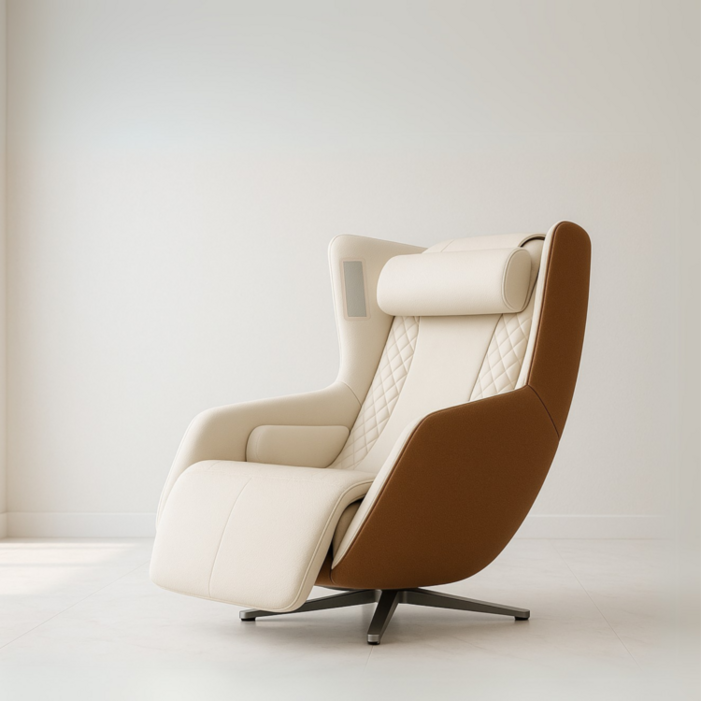 바이브썸 B3 안마의자 방문설치, 브라운, BTHL6610BR