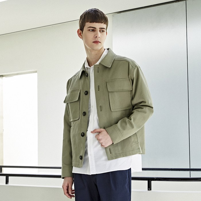 커스텀어스 남성용 와일드 TWILL 스판 트러커 자켓 CXS23SWJK291 커스텀어스 남성용 와일드 TWILL 스판 트러커 자켓 CXS23SWJK291