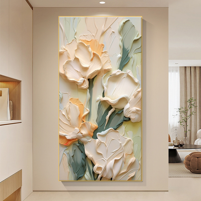 썬앤드림 플라워 아트 패널 거실 벽 인테리어 액자