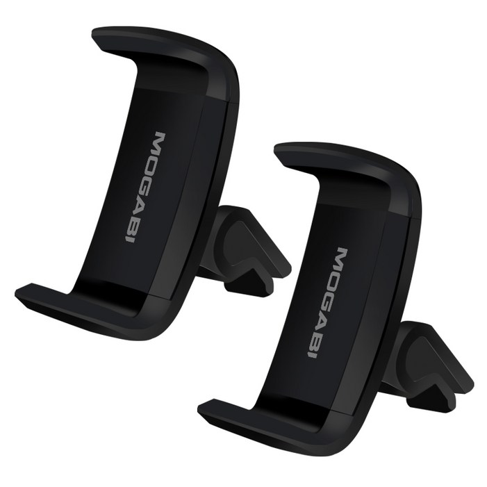 모가비 송풍구형 차량용 거치대 MOG004, 2개, 블랙
