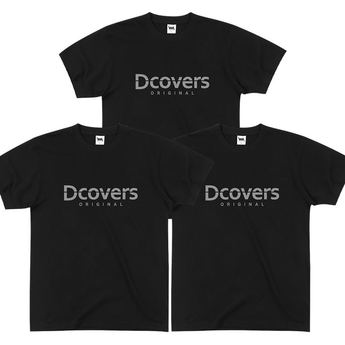 디커버스 111 DCOVERS 반팔 티셔츠 20수 면티 3장