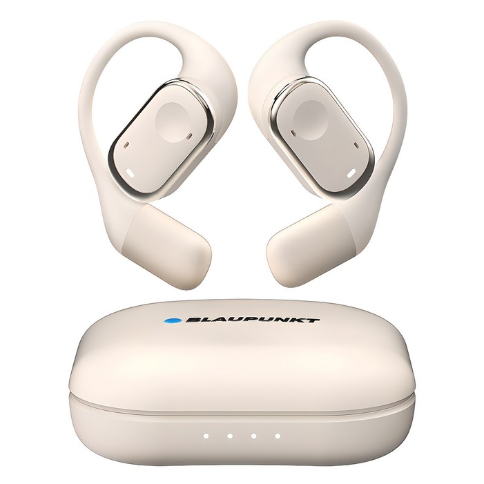 블라우풍트 AAC ENC 노이즈 캔슬링 오픈 귀걸이형 HIFI 5.4 블루투스 이어폰, BLPOE383I, 아이보리