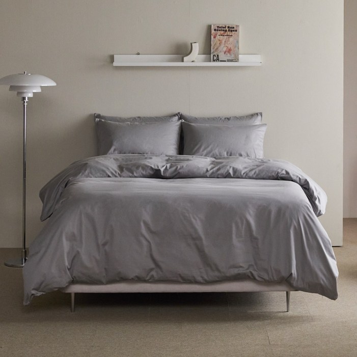 바운티풀 특급호텔 60수 순면100 이불베개커버세트 솔리드 퀸 12컬러