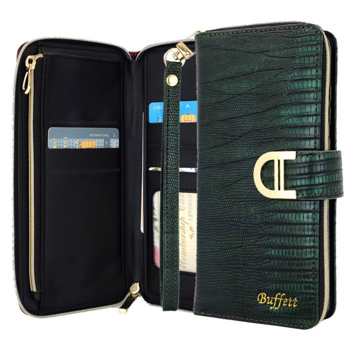 버핏 루시드 지퍼 지갑형 다이어리 휴대폰 케이스