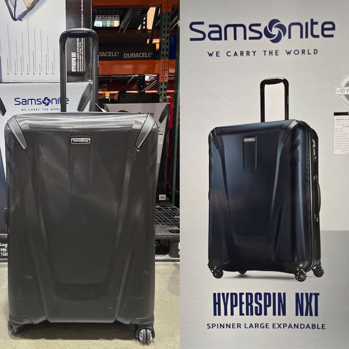 코스트코 쌤소나이트 하이퍼스핀 캐리어 블랙/블루 화물용 29인치 73cm/TSA/확장