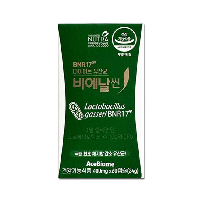 비에날17 비에날씬 다이어트 유산균 캡슐, 60정, 1개