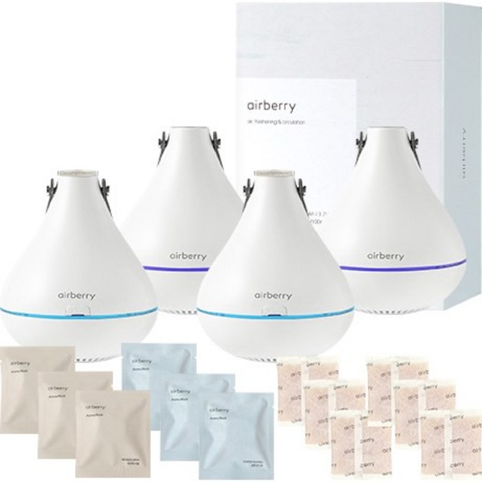 에어베리 스마트 의류관리기 2 SET 향기순환살균제습 옷장 드레스룸 냄새 제거 방향제 관리템