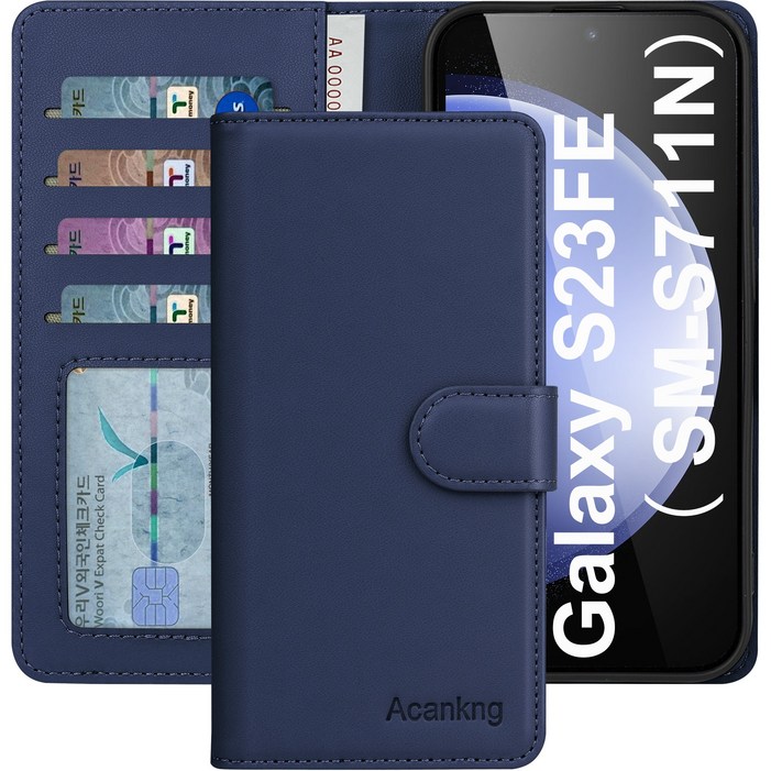 아칸크 삼성 갤럭시 버디2 클래식 베이직 지갑형 카드수납 프리미엄 가죽 다이어리 휴대폰 케이스 SMM236L 적용