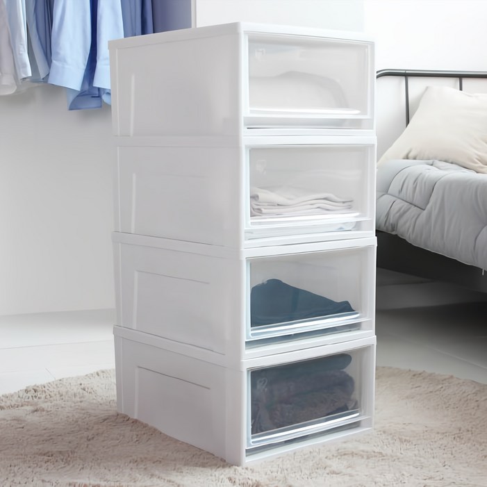 아이리스 시스템 수납박스 슬라이딩 서랍장 BC500