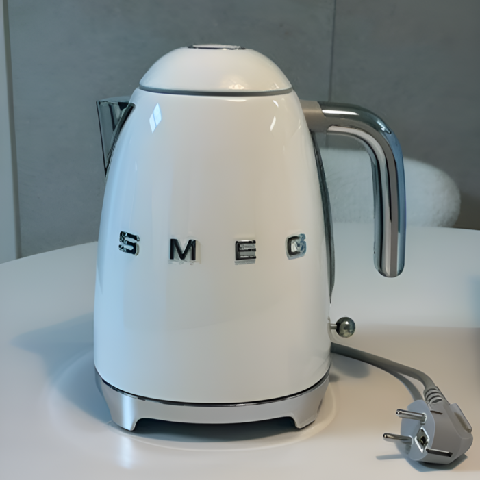 스메그 미니 전기포트 화이트 주전자 KLF05WHEU 석회질 방지 필터
