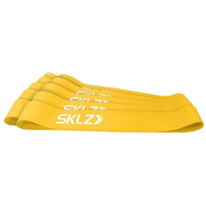 SKLZ 스쿼트 허벅지 근육운동 밴드운동 스킬즈 미니밴드 10개 묶음, 01. 옐로우 10개입