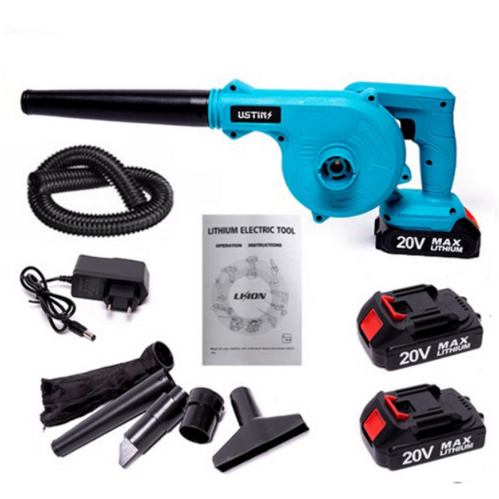 우스틴스 무선으로 간편한 강력 에어건 불고빨고 365 무선 핸디 송풍기 청소기 배터리2개