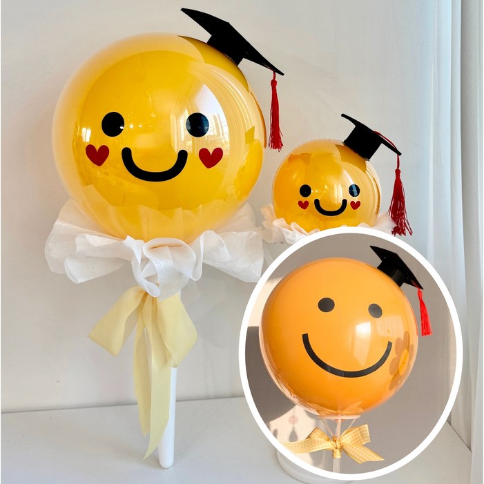 오전11시 당일발송) 완제품  졸업풍선 학사모풍선 졸업꽃다발 졸업
