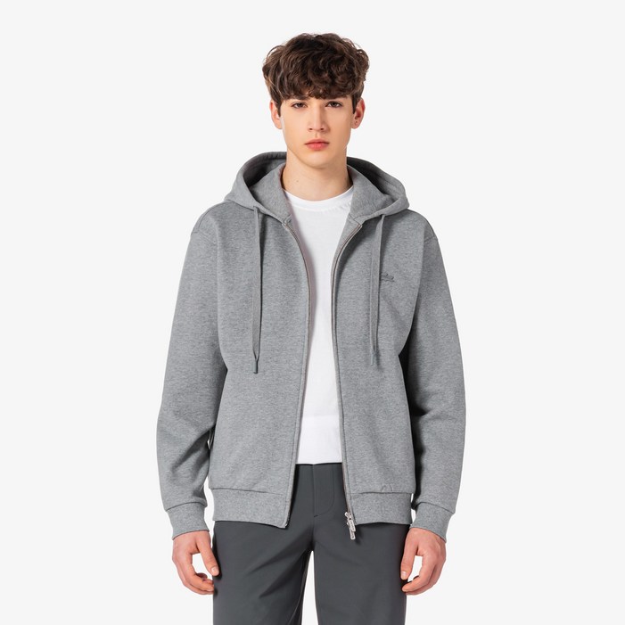 라코스테 공식 남성 프렌치 테리 베이직 후드집업 SH317E56G 5HI