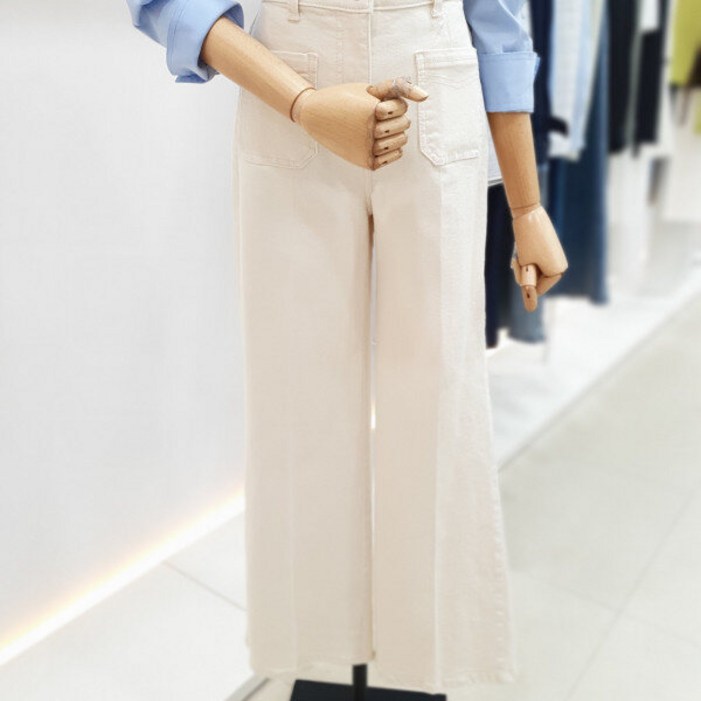 잇미샤 아웃포켓 칼라 다잉 데님 팬츠 ITO4DPT111CA 2408084