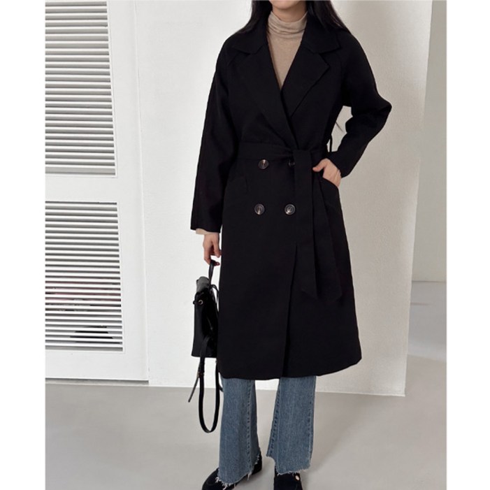 J1328 오뉴체 빅사이즈여성 겨울 울 롱코트 44110