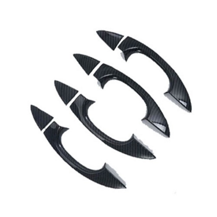 CS 아우디 신형 A6 A7 A8 호환 도어캐치 커버 카본 크롬 커버 몰딩 악세서리