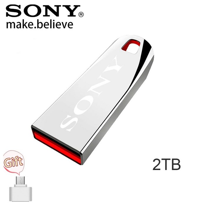 소니 USB 2TB 메타 PC 메모리 아이폰용 플래시 USB3 고속 저장 디스크 방수 1TB 스틱 타입 드라이브 256GB