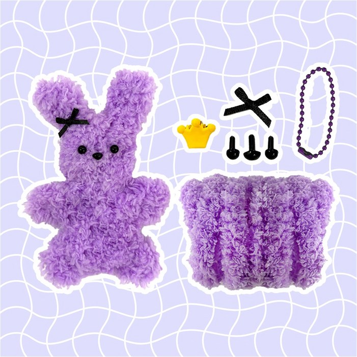 로앤제이 모루인형 만들기 DIY키트 모루 재료 부자재 키링 만들기 세트 악세사리 철사인형 털철사 동물철사