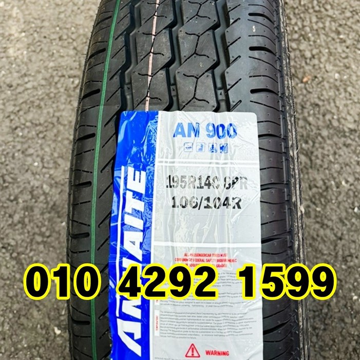 정품 신품타이어 195R14C 8PR 1톤화물 트럭 추래라 19514