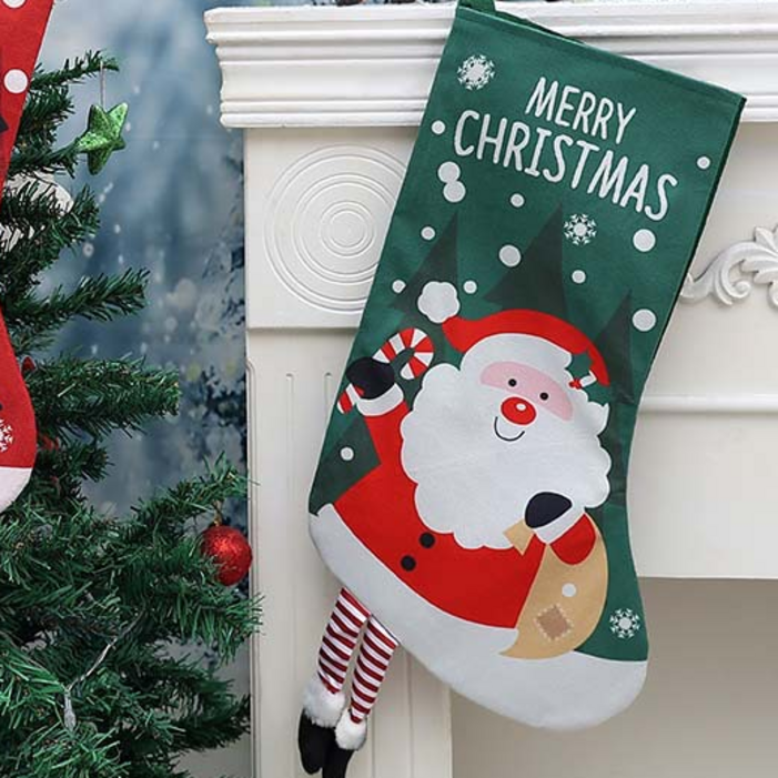 크리스마스 선물주머니 양말 산타 1개