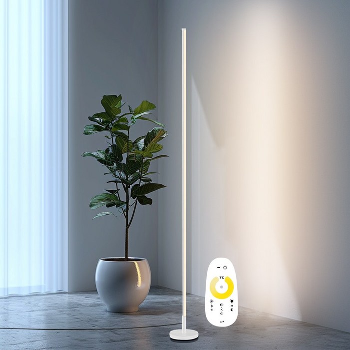 LED 북유럽 플로어 장스탠드 조명 거실등 3년AS, 화이트 LED 북유럽 플로어 장스탠드 조명 거실등 3년AS, 화이트