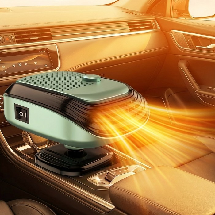 독일의 기술 자동차 미니 차량용 온풍기 12V24V 휴대용 회전가능 히터 전기온풍기 난방기