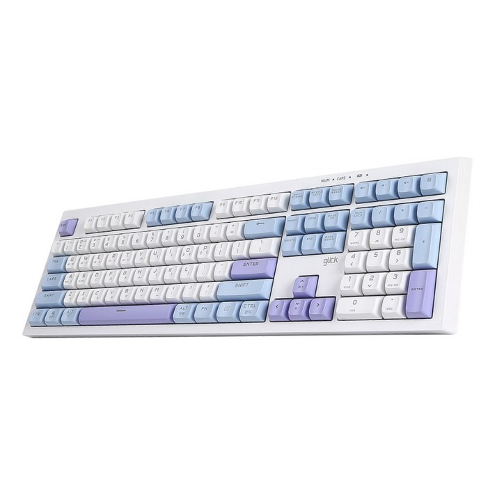 지클릭커 오피스프로 WK50 사일런스 M RGB 무소음 방수 무선 블루투스 키보드 108, Sky City RC1, WK50, 제조사축