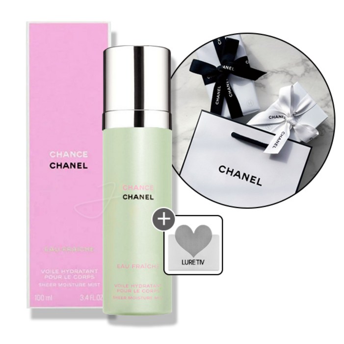 기프트리본포장세트로샤쉐 샤넬 샹스 오 후레쉬 body mist 바디 미스트 100ml