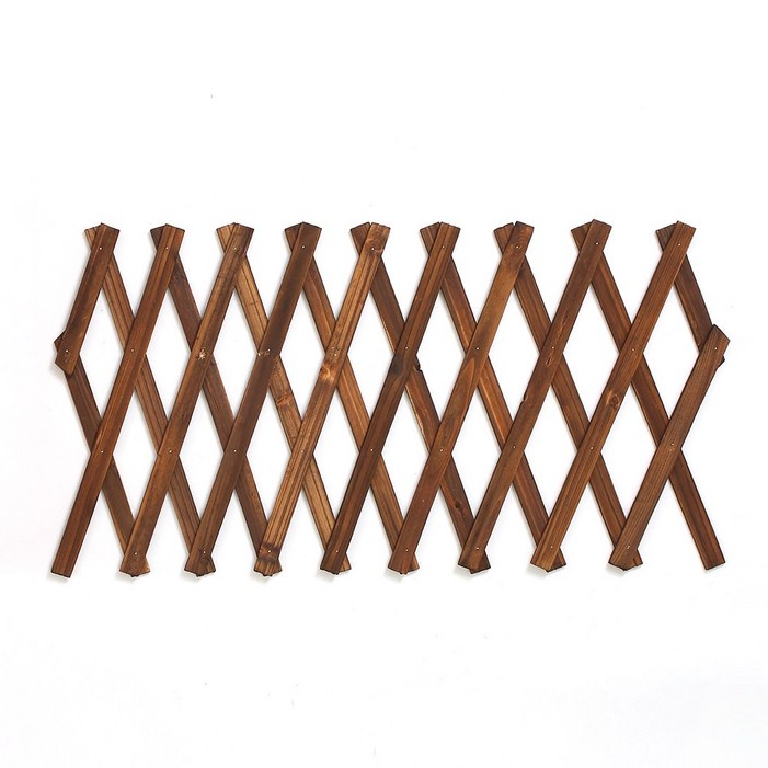 자바라 나무 울타리44x22cm텃밭 화분 식물 파티션, 기본