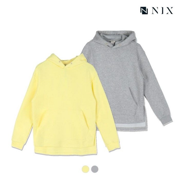 닉스 키즈 유니 CM 30s 쭈리 세미오버핏 캥거루 포켓 후드 FKSSCTH704M