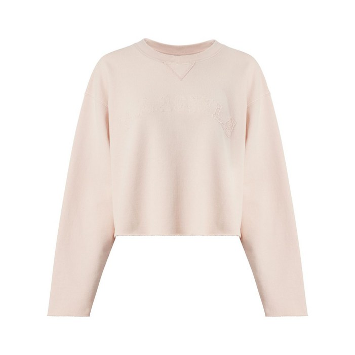 메종 마르지엘라 로고 아플리케 스웨트셔츠