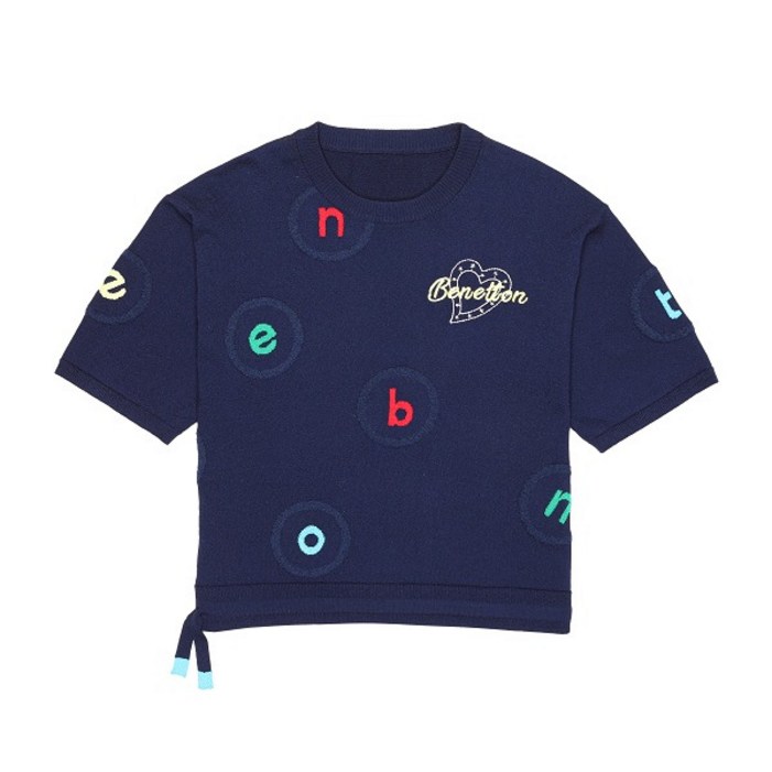 베네통 O 26SS 여성 썸머 라운드 니트 3종