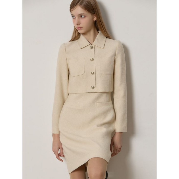 리스트 플란넬 포멀 버튼 포인트 원피스 택가격 368000원