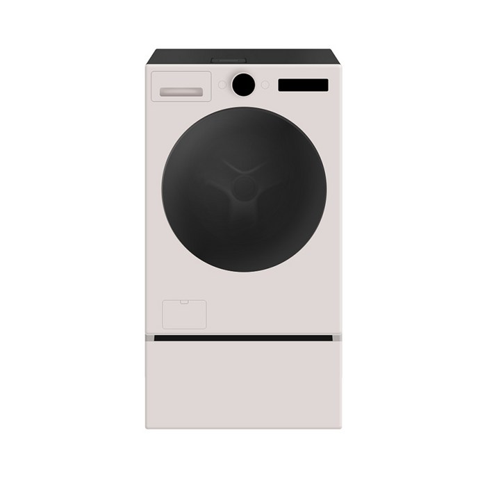 (25년출시)_LG 오브제 워시콤보 스팀+미니워시 세탁건조기 FH25ESX 베이지 / FH25GSX 그린