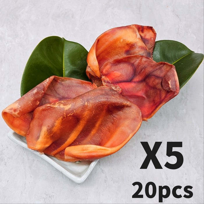 대형견 돼지통귀 국내산 수제간식 20P, 2개, 200g