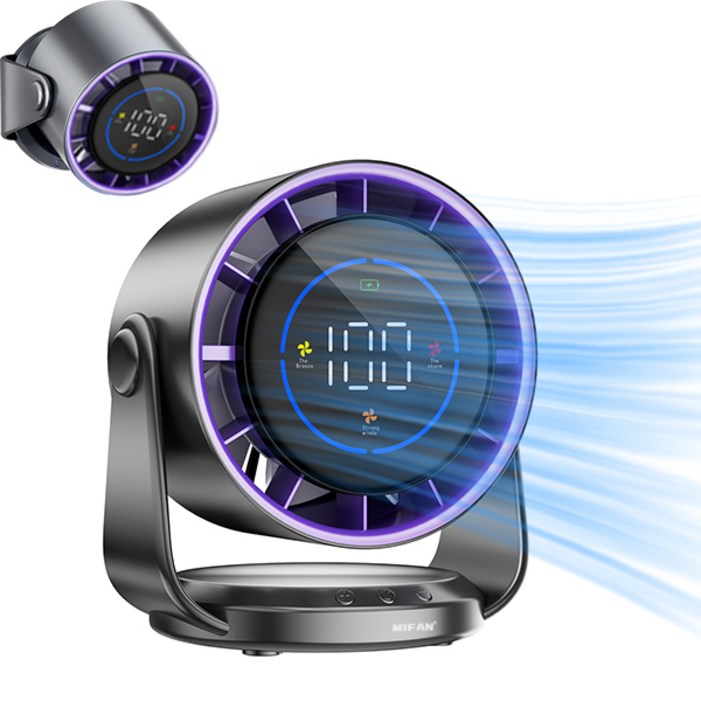 MIFAN 무선 무소음 탁상용 선풍기 미니 파워 서큘레이터