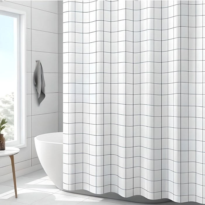 바코젤 방수 샤워 커튼