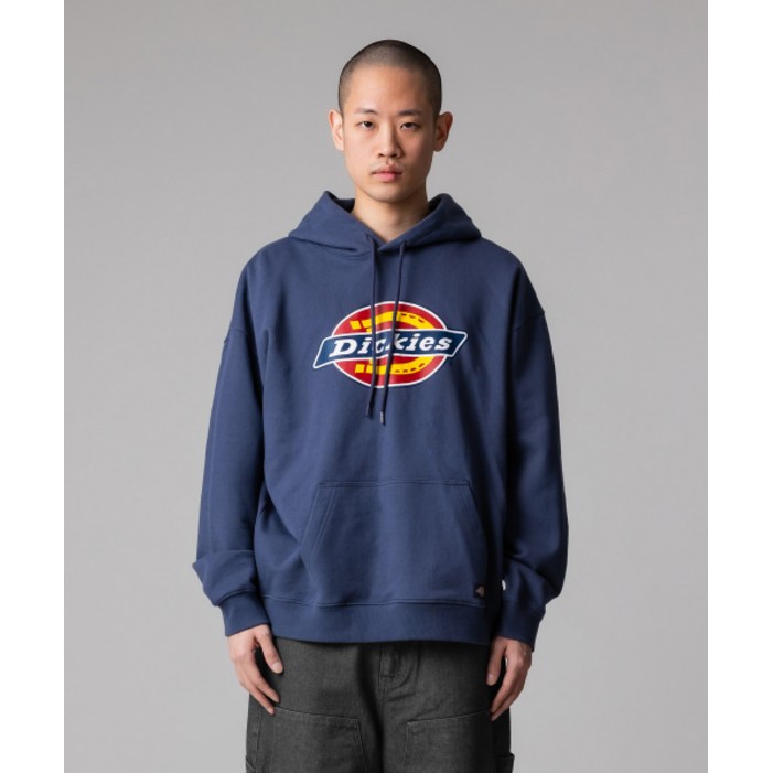 디키즈 베이직 트리 로고 후드 Navy 268090