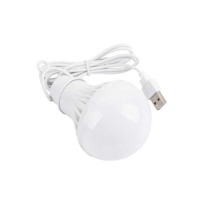 캠핑용 USB 5V 7W 전구형 LED 램프 케이블 1M 크리스마스용품 트리장식 트리소품