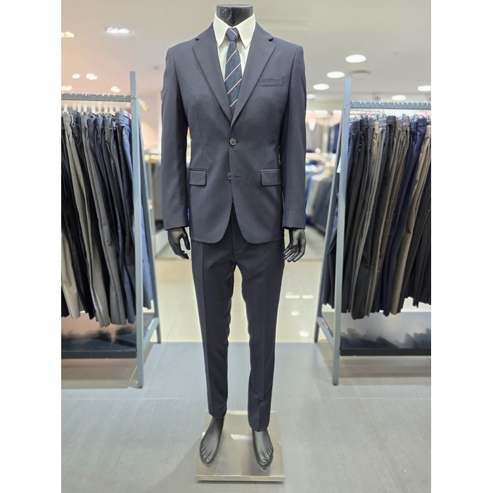 레노마 옴므 S/S  봄,여름 네이비   울혼방 스판 정장 PIMSJ14_BP_BP