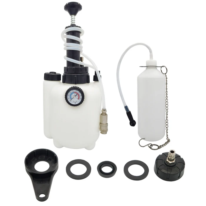 3L 수동 브레이크 오일 블리더 전압 표시 자동차 수동 브레이크 블리더 유체 오일 교환기 클러치 블리딩 시스템 자동차 오토바이용