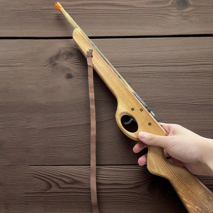 고무줄총 연발 나무총