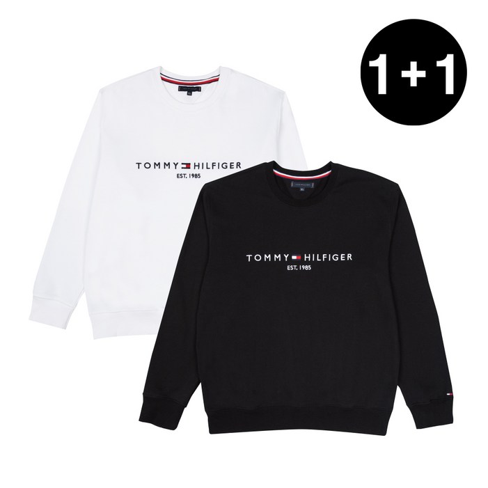 11 타미힐피거 공용 자수 맨투맨