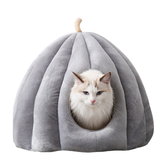 옥희독희 고양이 극세사 호박 숨숨집 하우스